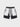 BLACK ATHLETIC SHORTS WITH ORANGE DRAWSTRING FOR ACTIVE WEAR