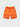 BLACK ATHLETIC SHORTS WITH ORANGE DRAWSTRING FOR ACTIVE WEAR