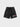 BLACK ATHLETIC SHORTS WITH SIZE RECOMMENDATIONS FOR A PERFECT FIT