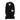 BLACK BALACLAVA WITH BROKEN HEART DETAILS AND GUN DESIGN