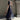BLACK BALL GOWN DRESS SQUARE NECK LONG LENGTH