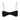 BLACK BANDEAU BRA WITH WHITE TRIM FOR WOMEN