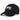 BLACK BASEBALL CAP SIGNATURE STYLE WITH METAL-STYLE EMBROIDERY