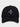 BLACK BASEBALL CAP WITH EMBROIDERED DESIGN AND ADJUSTABLE STRAP - Black - Sweetheart Supplies
