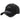 BLACK BASEBALL CAP WITH EMBROIDERED TEXT - 30-DAY RETURN POLICY