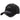 BLACK BASEBALL CAP WITH EMBROIDERED TEXT - 30-DAY RETURN POLICY