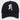 BLACK BASEBALL CAP WITH R EMBROIDERY FOR OUTDOOR ACTIVITIES - RICHMOND CAP