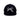 BLACK BASEBALL CAP WITH WHITE BOW ACCESSORY