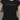 BLACK BEBE T-SHIRT WITH LETTER RHINESTONE PRINT