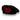 BLACK BERET WITH RED HEART PATCH FASHION ACCESSORY