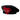 BLACK BERET WITH RED HEART PATCH FASHION ACCESSORY