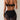 BLACK BIKINI SARONG SET SHEER ELASTANE FABRIC TEXTURE