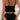 BLACK BIKINI SET SOLID COLOR TWO-PIECE