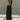BLACK BODYCON MAXI DRESS WITH MID ELASTICITY
