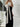 BLACK BOW DRESS: OFF SHOULDER COLOR BLOCK DESIGN