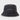 BLACK BUCKET HAT WITH MOUNTAIN EMBROIDERY - MOUNTAIN BUCKET HAT