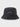 BLACK BUCKET HAT WITH MOUNTAIN EMBROIDERY - MOUNTAIN BUCKET HAT