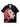 BLACK BUTTON-UP SHIRT WITH CRYING WOMAN GRAPHIC, REGULAR FIT