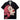BLACK BUTTON-UP SHIRT WITH CRYING WOMAN GRAPHIC, REGULAR FIT