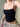 BLACK CAMI TOP - VERSATILE BLACK SPAGHETTI-STRAP TANK