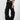 BLACK CARGO PANTS MID WAIST STRAIGHT LEG DESIGN