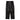 BLACK CARGO PANTS REGULAR FIT TAPERED LEG DESIGN