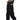 BLACK CARGO PANTS WITH MULTIPLE POCKETS FOR MEN