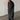 BLACK CARGO PANTS WITH WHITE TRIM - BLACK PARACHUTE PANTS