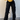 BLACK CARGO PANTS WITH ZIPPERS - BLACK HIP HOP ZIP STYLE
