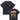 BLACK CARTOON PRINT CREW NECK T-SHIRT LOOSE FIT
