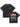 BLACK CARTOON PRINT CREW NECK T-SHIRT LOOSE FIT