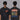 BLACK CARTOON PRINT CREW NECK T-SHIRT LOOSE FIT