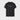 BLACK CASUAL MEN’S T-SHIRT WITH ROLLED SLEEVES AND SHORT SLEEVES