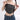 BLACK CORSET TOP WITH BELT FOR WOMEN FASHION CLOTHING