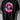 BLACK CREW NECK T-SHIRT WITH PINK LIPS GRAPHIC - LOOSE FIT CREW