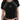 BLACK CROP TOP WITH GRAY TRIM - RAGLAN SHORT SLEEVE DESIGN - S - Sweetheart Supplies