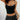 BLACK CROP TOP WITH LEOPARD PRINT TRIM - Y2K STRAPLESS COLLAR HIGH ELASTICITY
