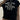 BLACK CROP TOP WITH OFFENSIVE TEXT AND SPARKLING SEQUIN DETAIL