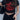 BLACK CROP TOP WITH RED EYE DESIGN - Y2K EYE PRINT GRAPHIC