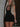 BLACK CUT-OUT MINI DRESS SLIM FIT MINI DRESS