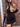 BLACK CUT-OUT MINI DRESS SLIM FIT MINI DRESS