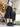 BLACK DENIM CULOTTES STRAIGHT FIT