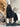 BLACK DENIM CULOTTES STRAIGHT FIT