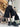 BLACK DENIM CULOTTES STRAIGHT FIT