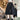 BLACK DENIM CULOTTES STRAIGHT FIT
