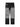 BLACK DENIM PATCHWORK JEANS WITH INKED DETAILS