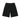 BLACK DENIM SHORTS - SHORT BLACK FULL STYLE