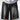 BLACK DENIM SHORTS WOVEN FABRIC