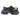 BLACK DERBY PLATFORM SHOES WITH YELLOW ACCENTS - PLATFORM SHOES