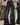 BLACK DISTRESSED CARGO PANTS FOR MEN